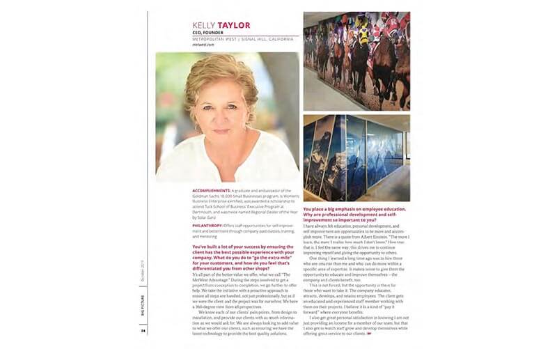 Big picture woman of the year Kelly Taylor