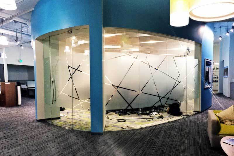 glass film installation