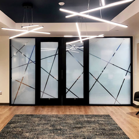 Image showing glass film on doors