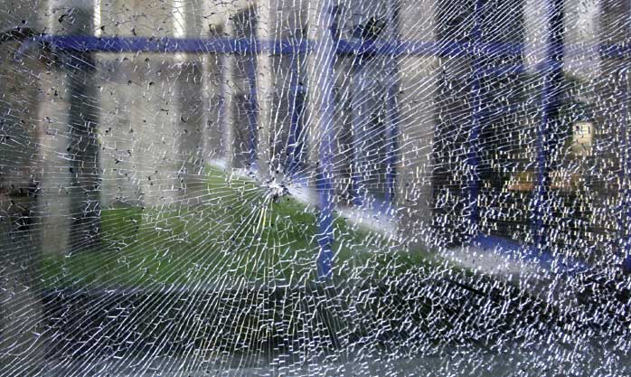 Image of breaking glass