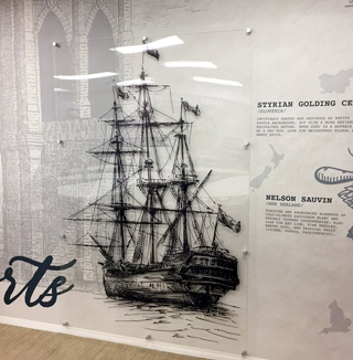 Image showing client's signage work