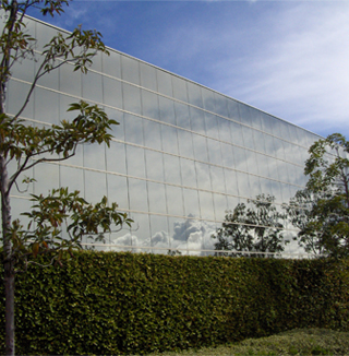 Image showing a building with building wrap